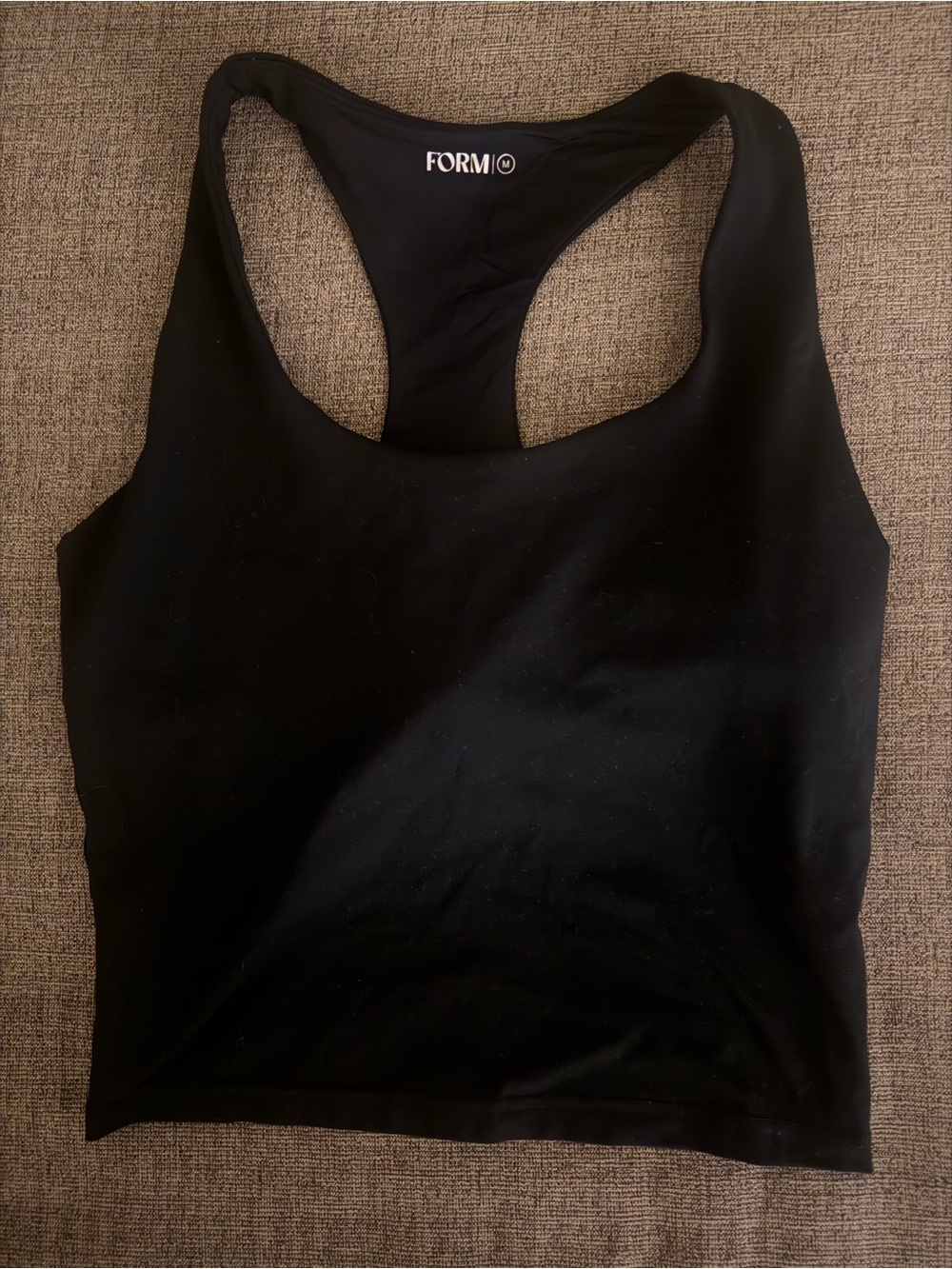 Black Racerback Tank Top - Form by Sami Clarke